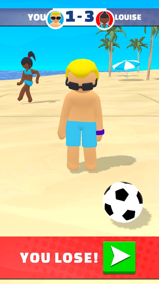 沙滩网式足球比赛0