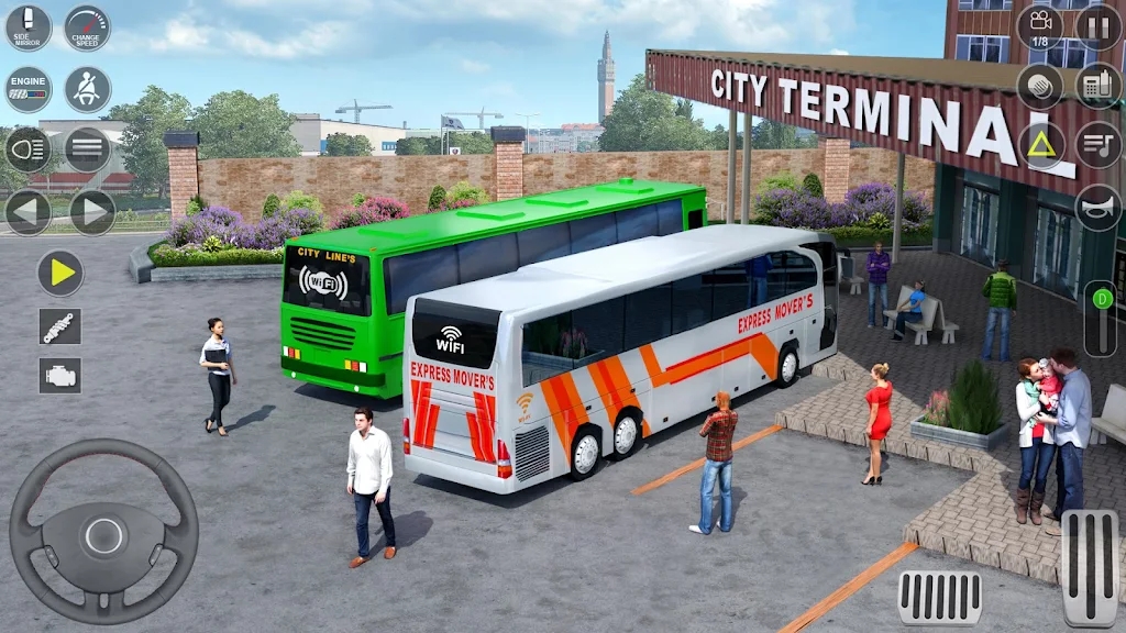 欧洲巴士驾驶游戏3d模拟1